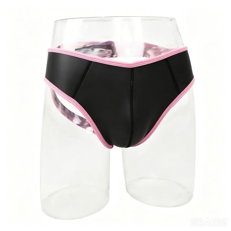 Men Sexy PU Leather Triangle B - Pouch Boxer Pouch 评论和价格